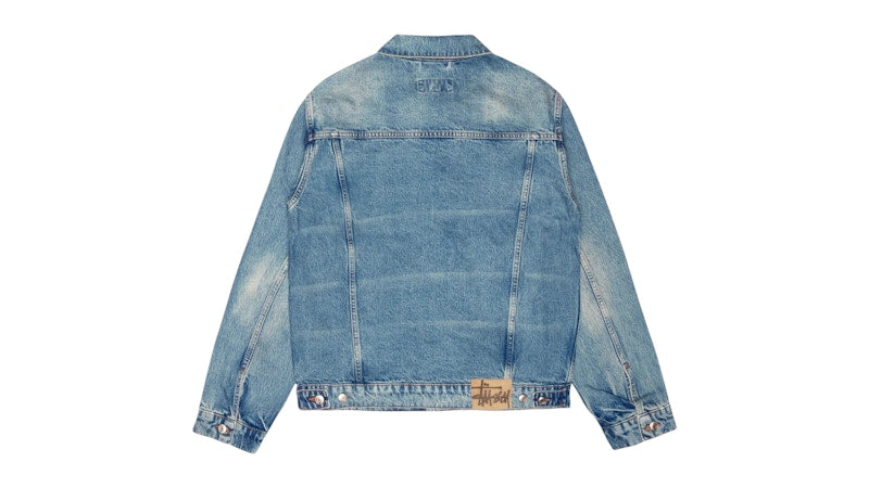 Stussy Trucker Denim Jacket Weekend Wash