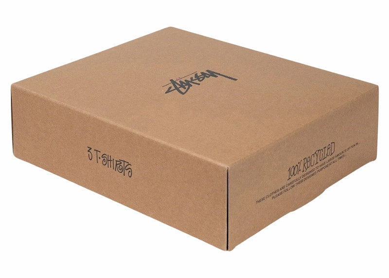 Stussy Undershirt Set (3 Pack) Black