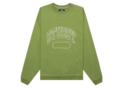 Stussy Varsity Oversized Crew Green