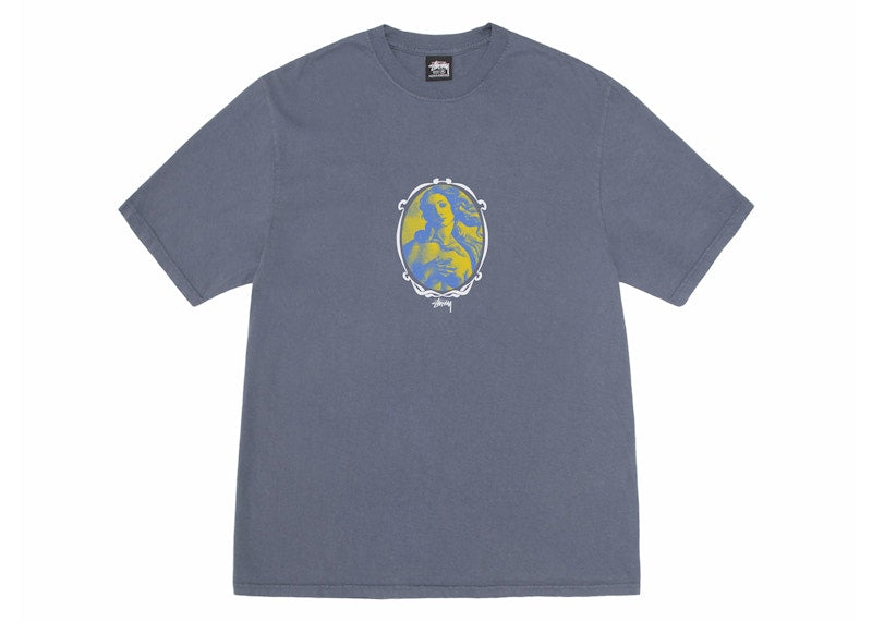 Stussy Venus Oval Pigment Dyed Tee Indigo