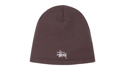 Stussy Waffle Skullcap Beanie Brown