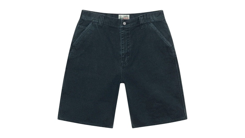 Stussy Washed Canvas Work Short Black