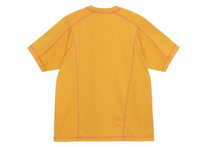 Stussy Wave Cotton Crew Mustard
