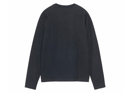 Stussy Wave Jersey Crew Black