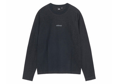 Stussy Wave Jersey Crew Black