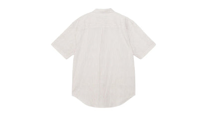 Stussy Wavy Striped Short Sleeve Shirt Natural