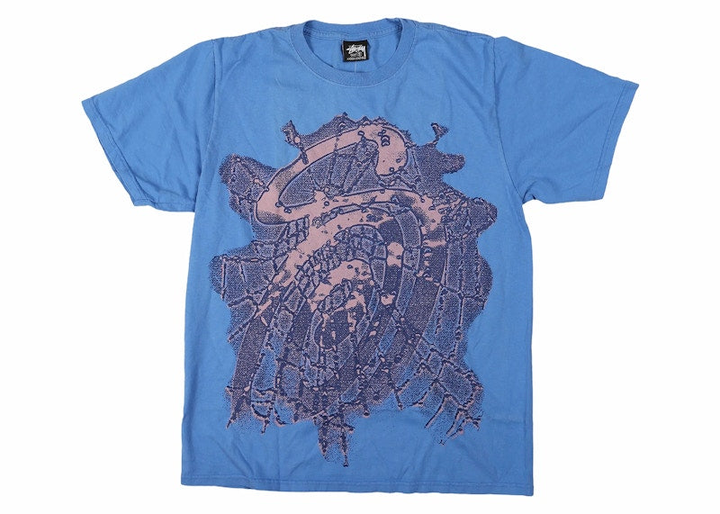 Stussy Web Pigment Dyed Tee Blue