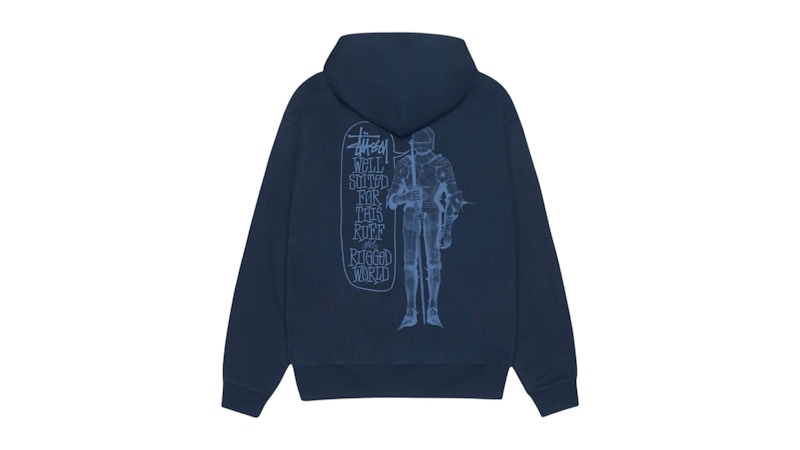 Stussy Well Suited Zip Hoodie Navy