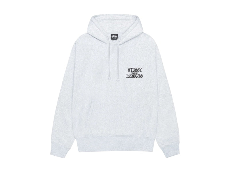 Stussy Wes Palms Hoodie Ash Heather