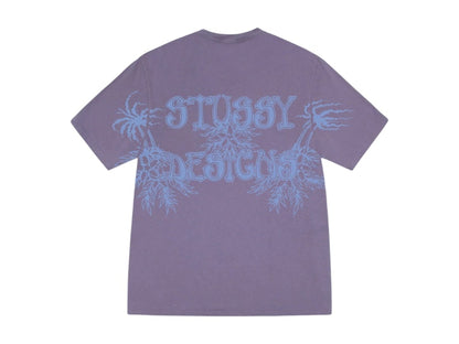 Stussy Wes Palms Pigment Dyed Tee Grape