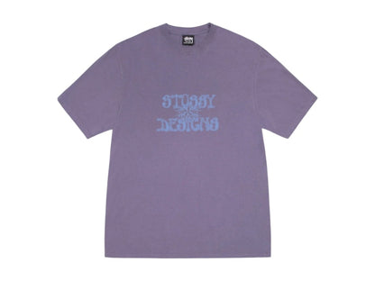 Stussy Wes Palms Pigment Dyed Tee Grape