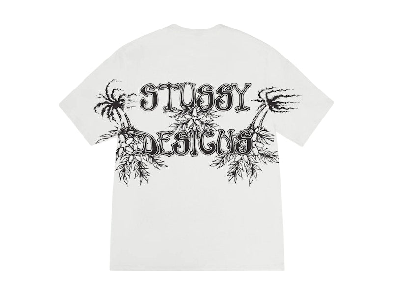 Stussy Wes Palms Pigment Dyed Tee Natural