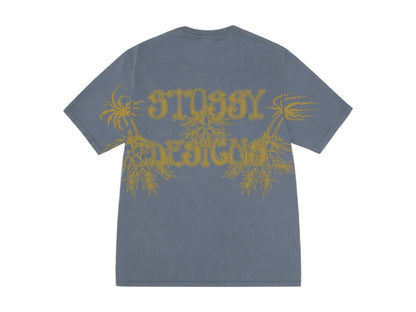 Stussy Wes Palms Pigment Dyed Tee Navy