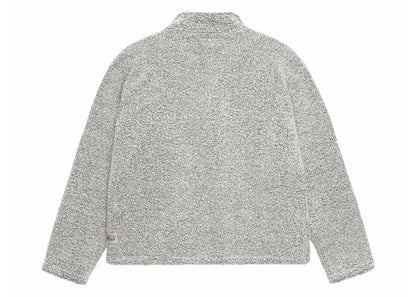 Stussy Wool Blend Sherpa Pullover Cloud