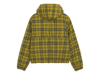 Stussy Wool Plaid Work Jacket Green