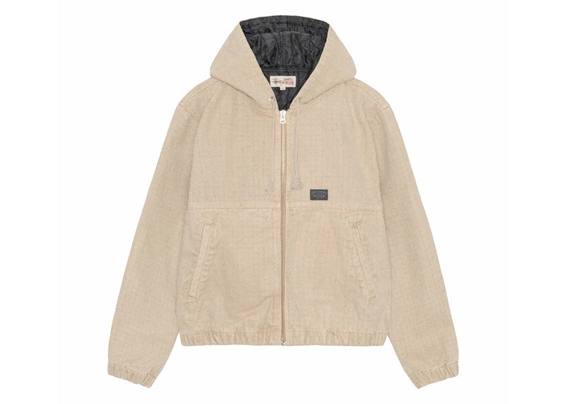 Stussy Work Canvas Needle Punch Jacket Khaki