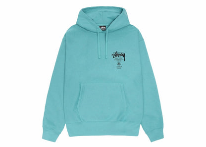 Stussy World Tour Hoodie Ocean