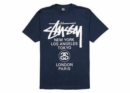 Stussy World Tour T-shirt Navy