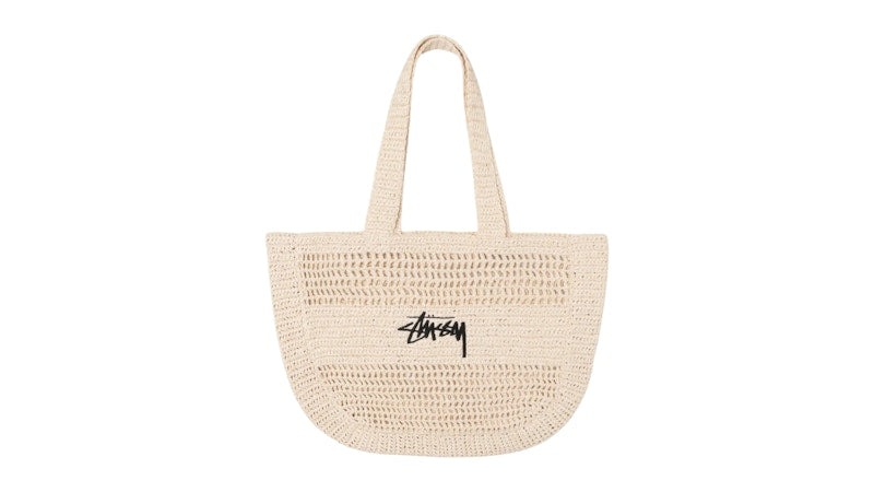 Stussy Woven Tote Bag Ivory