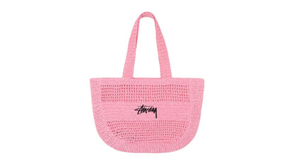 Stussy Woven Tote Bag Light Pink