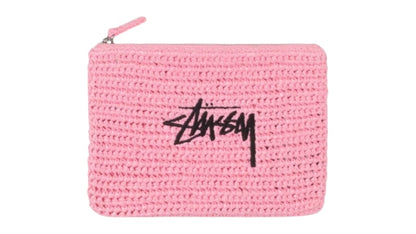 Stussy Woven Zip Pouch Light Pink
