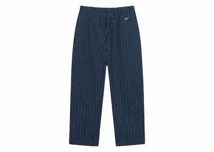 Stussy Wrinkled Stripe Beach Pant Navy