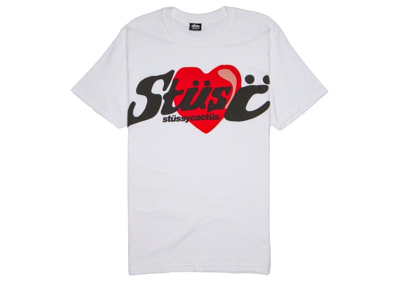 Stussy x CPFM Heart T-shirt White