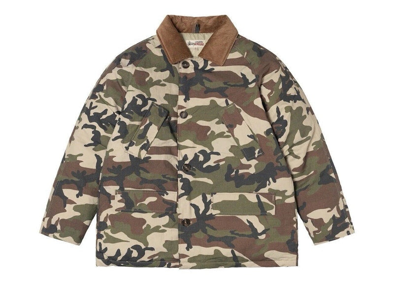 Stussy x Denim Tears Ripstop Down Army Jacket Camo