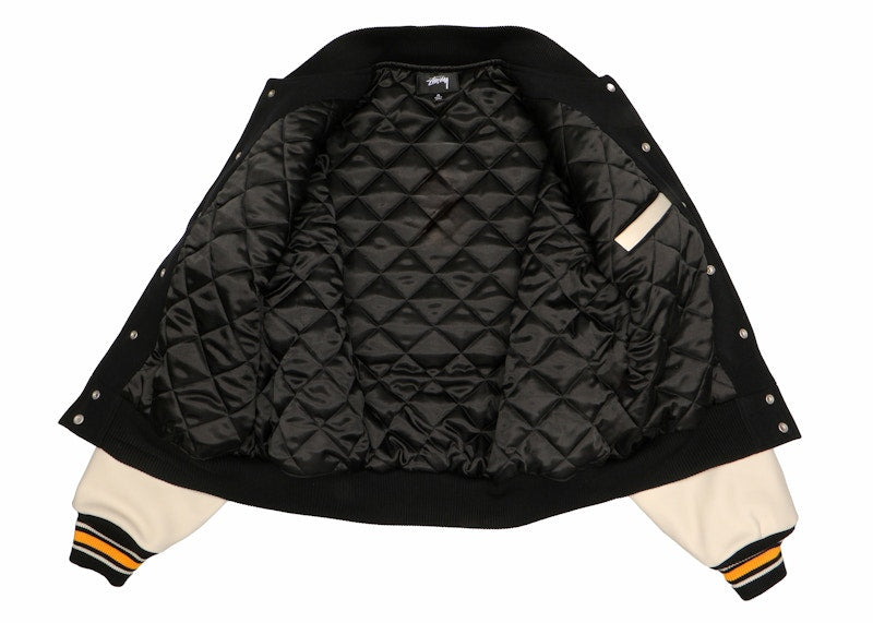 Stussy x Goldie Metalheadz 30 Varsity Jacket Black