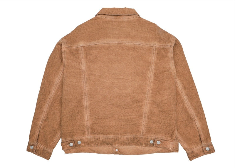 Stussy x Levi's Dyed Jacquard Jacket Brown
