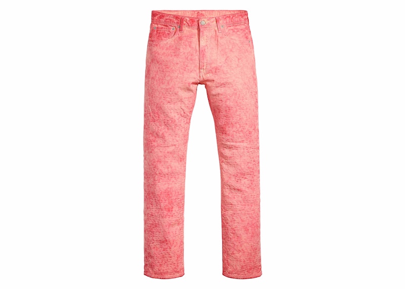Stussy x Levi's Dyed Jacquard Jean Pink