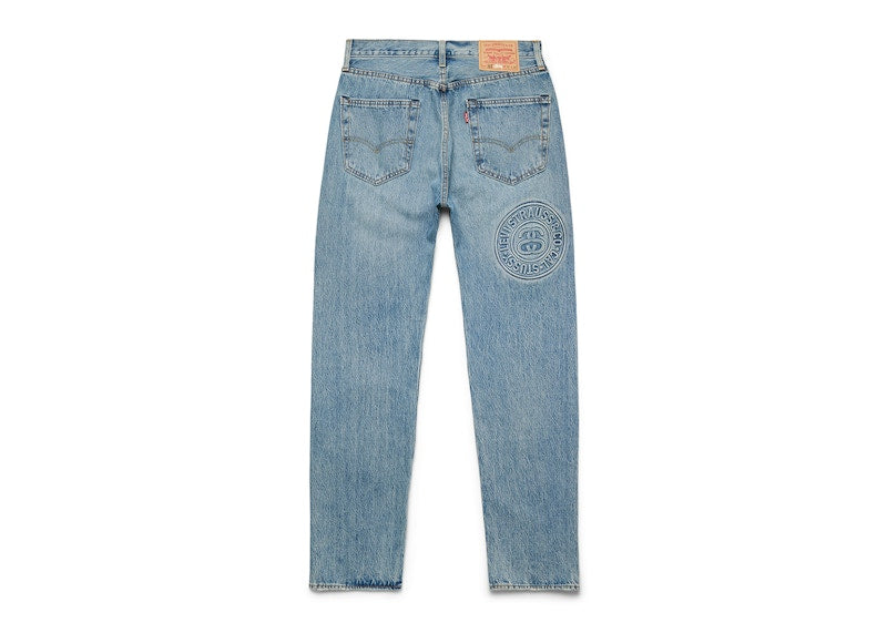 Stussy x Levi's Embossed 501 Jeans Stussy Rugged-Blue