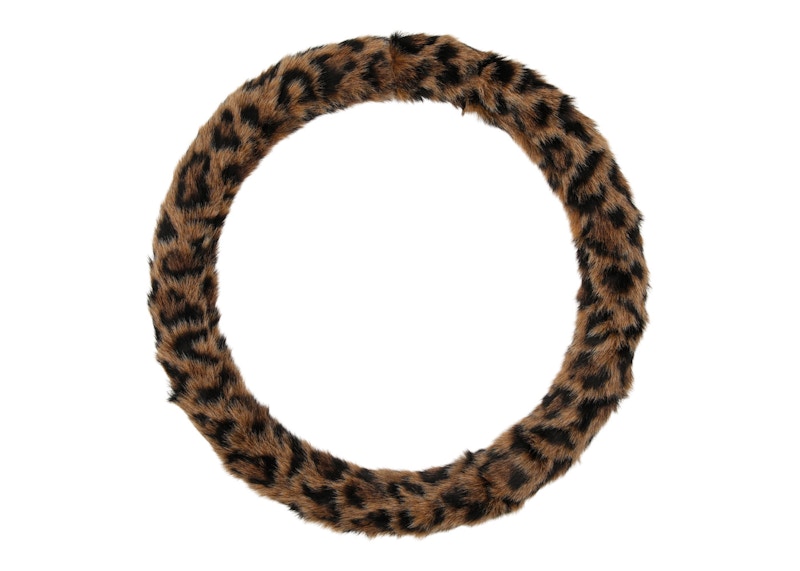 Stussy x Martine Rose Steering Wheel Cover Leopard Faux
