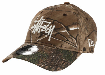 Stussy x New Era 9Twenty Basic Strapback Hat Realtree