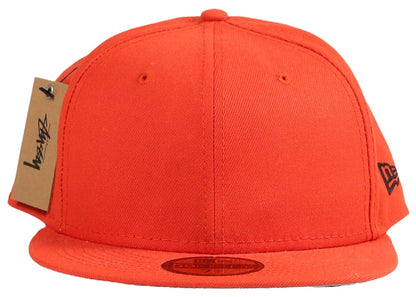 Stussy x New Era World Tour 59Fifty Fitted Cap Orange