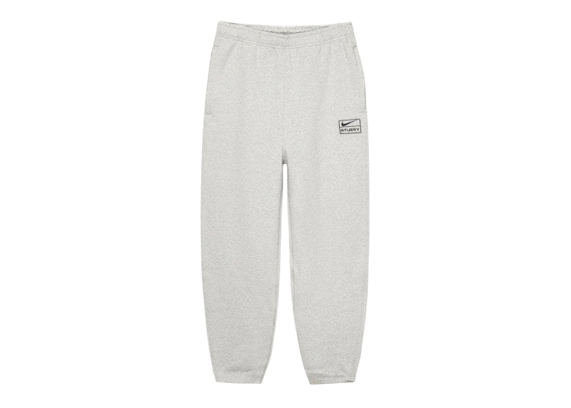 Stussy x Nike Fleece Pant (FW25) Grey Heather