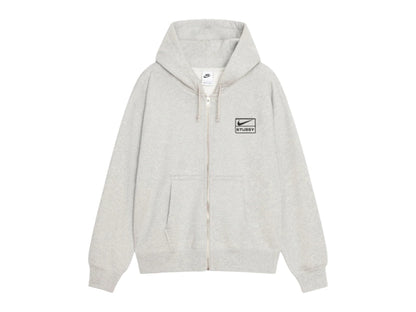 Stussy x Nike Fleece Zip Hoodie (FW25) Grey Heather (FW25)
