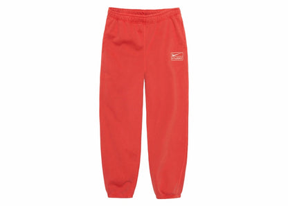 Stussy x Nike Pigment Dyed Fleece Sweatpants (Asia Sizing) Habanero Red