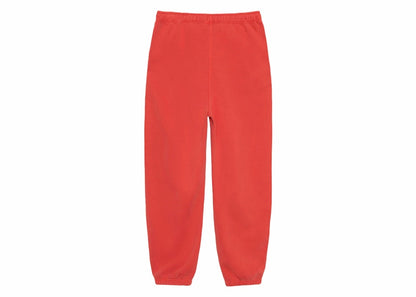 Stussy x Nike Pigment Dyed Fleece Sweatpants Habanero Red