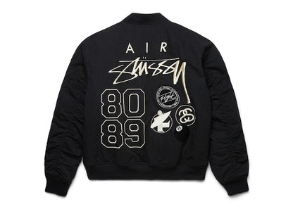 Stussy x Nike Reversible Varsity Jacket Black/Sail