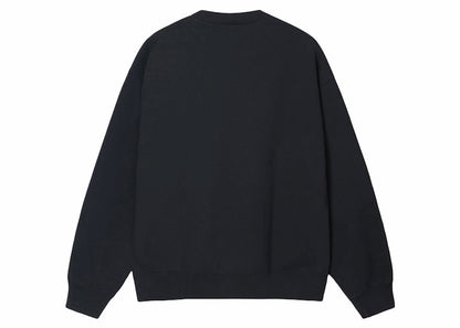 Stussy x Nike Stone Washed Fleece Crew Black