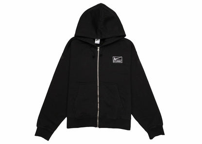 Stussy x Nike Stone Washed Fleece Zip (2023) Hoodie Black