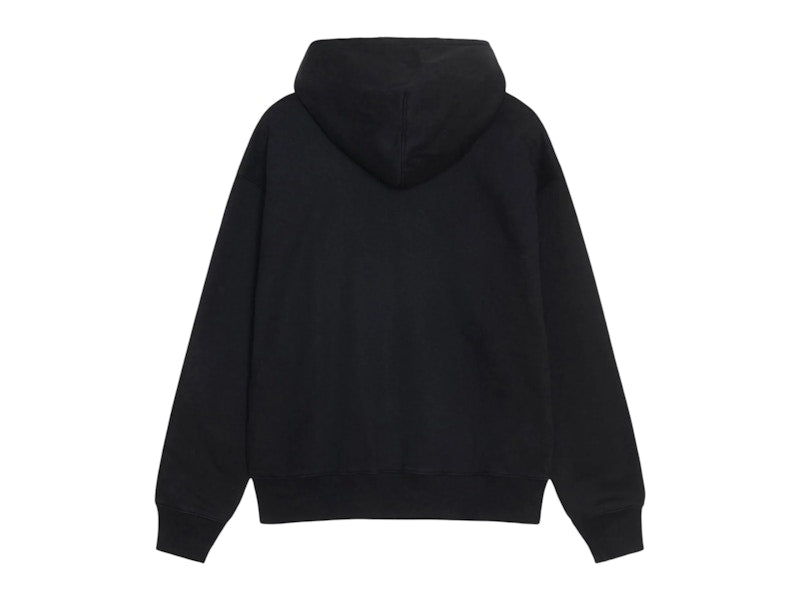 Stussy x Nike Stone Washed Fleece Zip Hoodie (FW25) Black