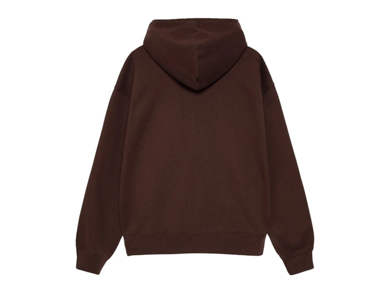 Stussy x Nike Stone Washed Fleece Zip Hoodie (FW25) Dark Cinder