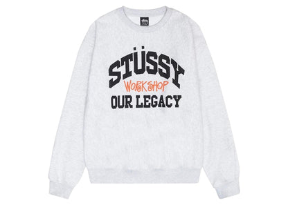 Stussy x Our Legacy Ol Collegiate Crew Ash Heather