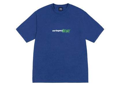 Stussy x Our Legacy Ol Sport Pigment Dyed Tee Blueberry