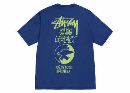 Stussy x Our Legacy Ol Surfman Pigment Dyed Tee Blueberry