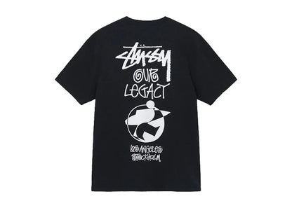 Stussy x Our Legacy Surfman 2 Pigment Dyed Tee Black