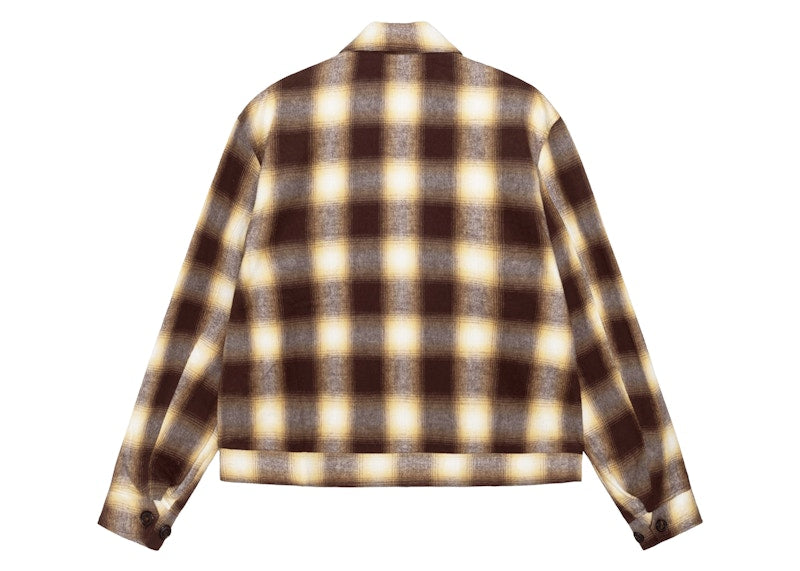 Stussy x Our Legacy Work Shop Blouson Flannel Jacket Nebraska Flannel Plaid