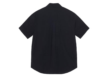 Stussy x Our Legacy Work Shop Borrowed S/S Shirt Black Clean Seersucker